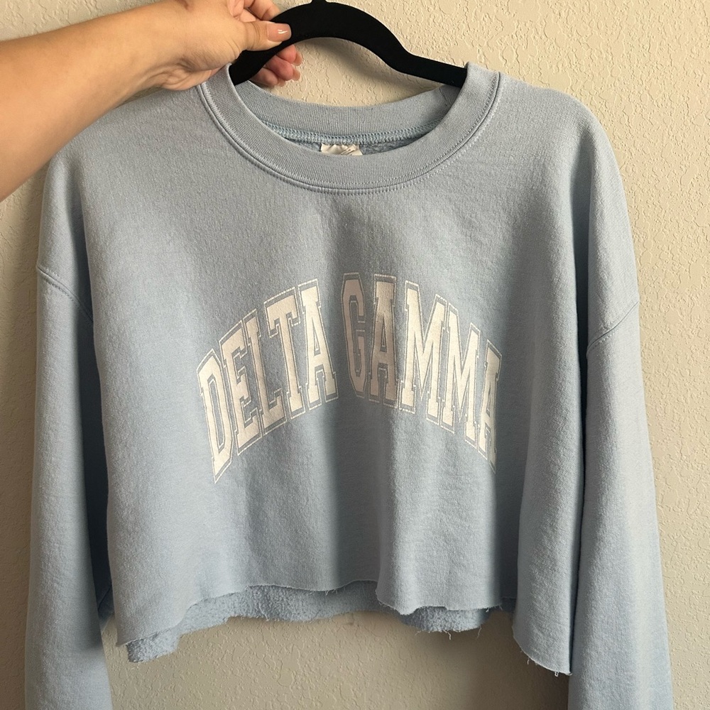 Delta Gamma Sweatshirt Cropped